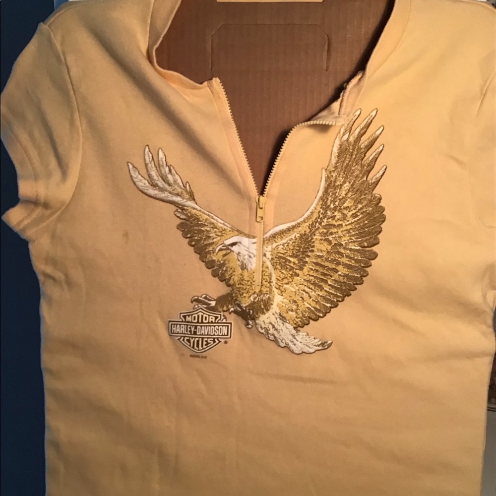 Harley Davidson women’s medium zipper shirt